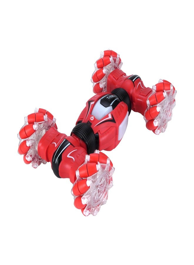 Heattack RC Stunt Car, 2.4GHz 4WD Remote Control Gesture Sensor Toy, Double Sided Rotating Off Road Vehicle 360° Flips with Lights Music, for Boys & Girls Birthday Gift, Multicolor - Image 2